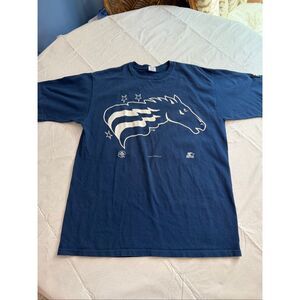 Vintage 1994 Baltimore CFL Colts Starter T-Shirt Blue XL Made in USA 90s Rare